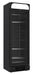 CombiSteel Tiefkühlschrank 1 Glastür Schwarz 382L | 7464.0060