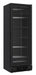 CombiSteel Tiefkühlschrank 1 Glastür Schwarz 382L | 7464.0064