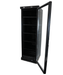 CombiSteel Kühlschrank 1 Glastür 382L Schwarz Keine Canopy