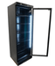 CombiSteel Kühlschrank 1 Glastür 382L Schwarz Keine Canopy