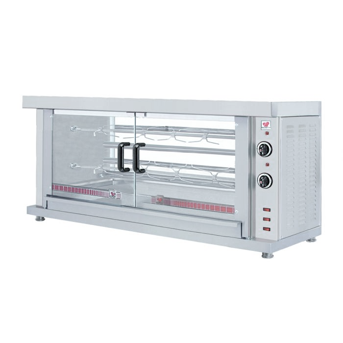 CombiSteel Hähnchengrill Elektro 2 Spießen
