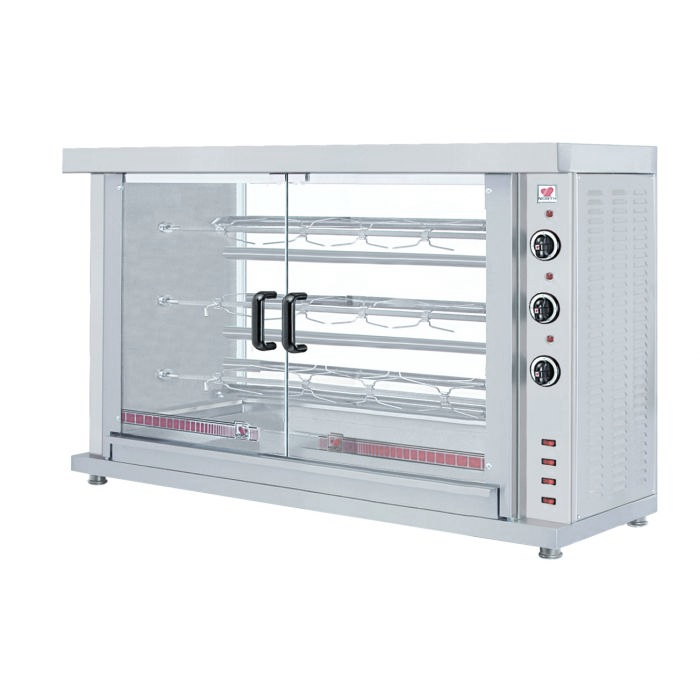 CombiSteel Hähnchengrill Elektro 3 Spießen