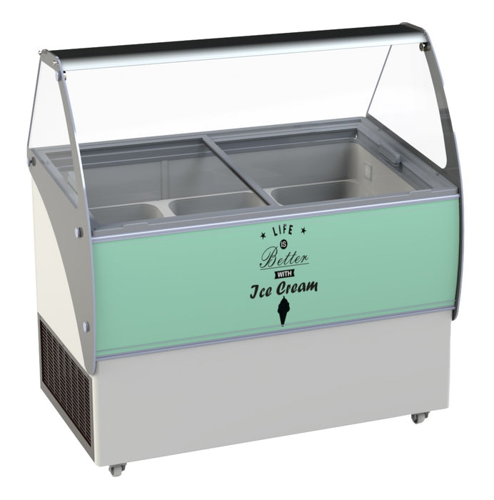 CombiSteel Speiseisvitrine Bali 9 × 5 Ltr