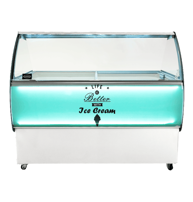 CombiSteel Speiseisvitrine Curacao 10 × 5 Ltr
