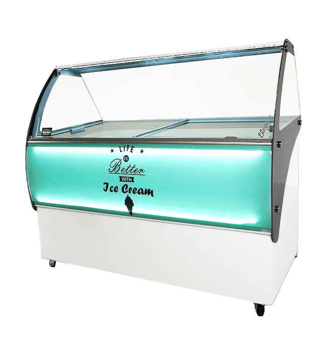 CombiSteel Speiseisvitrine Curacao 10 × 5 Ltr