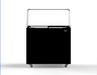CombiSteel Speiseisvitrine Corsica Schwarz 6 × 5 Lt