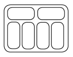CombiSteel Speiseisvitrine Corsica 6 × 5 Lt
