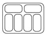 CombiSteel Speiseisvitrine Corsica 6 × 5 Lt