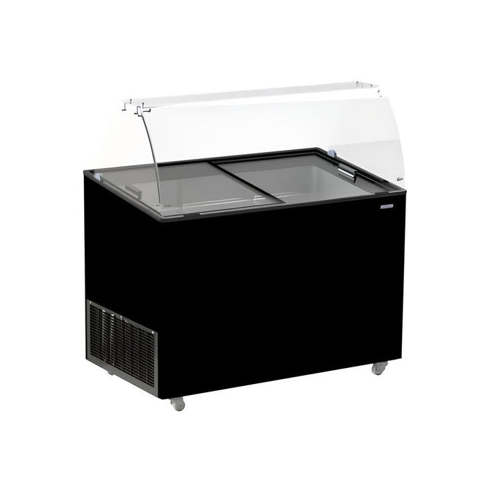 CombiSteel Speiseisvitrine Java Schwarz 8 × 5 Ltr