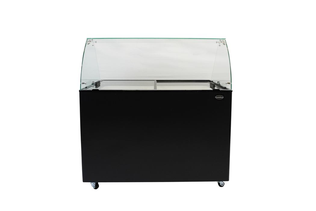 CombiSteel Speiseisvitrine Java Schwarz 8 × 5 Ltr