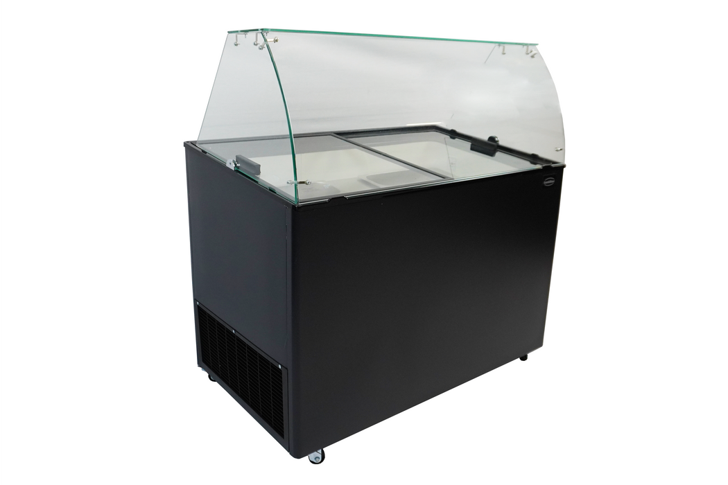CombiSteel Speiseisvitrine Java Schwarz 8 × 5 Ltr