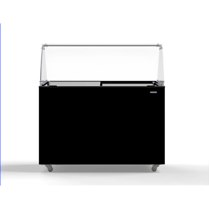 CombiSteel Speiseisvitrine Java Schwarz 8 × 5 Ltr