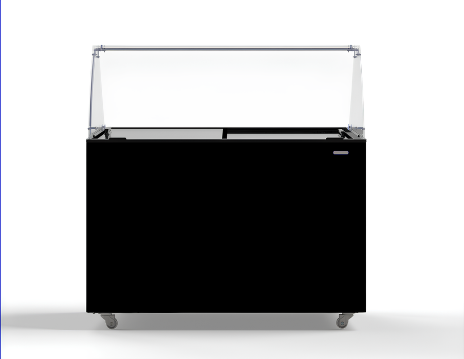 CombiSteel Speiseisvitrine Java Schwarz 8 × 5 Ltr