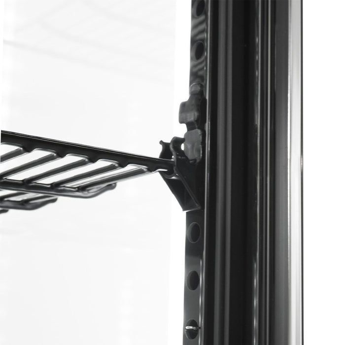 CombiSteel Kühlvitrine 98L Schwarz