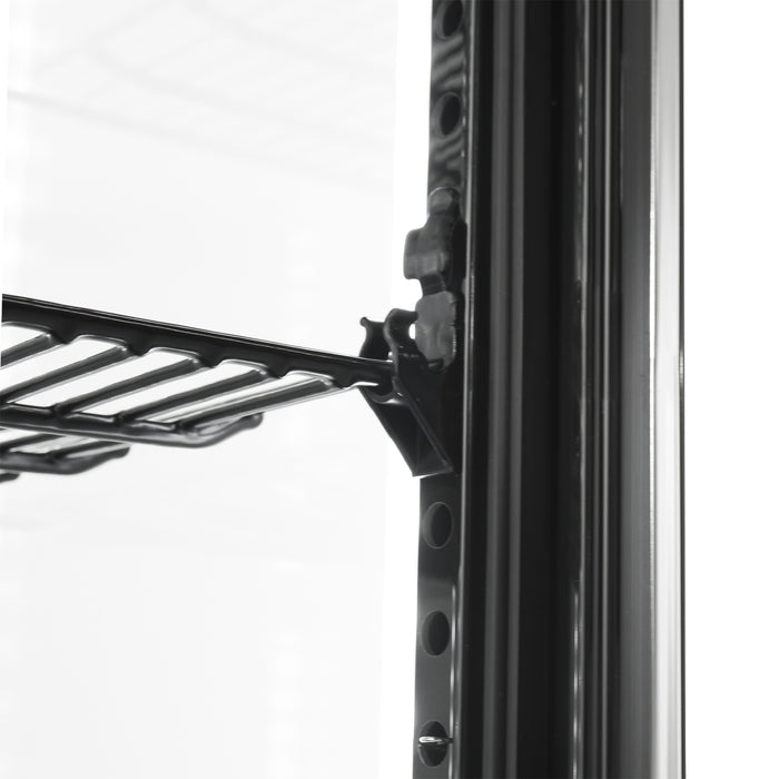 CombiSteel Kühlvitrine 98L Schwarz