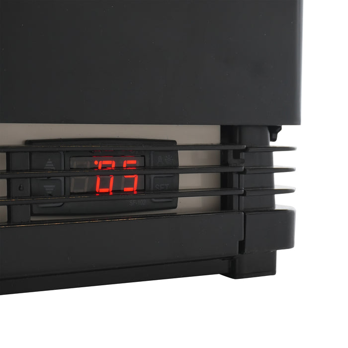 CombiSteel Kühlvitrine 78L Schwarz