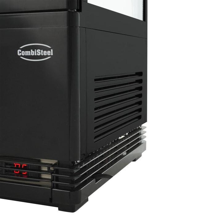 CombiSteel Kühlvitrine 98L Schwarz