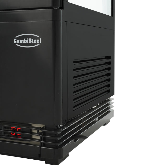 CombiSteel Kühlvitrine 98L Schwarz