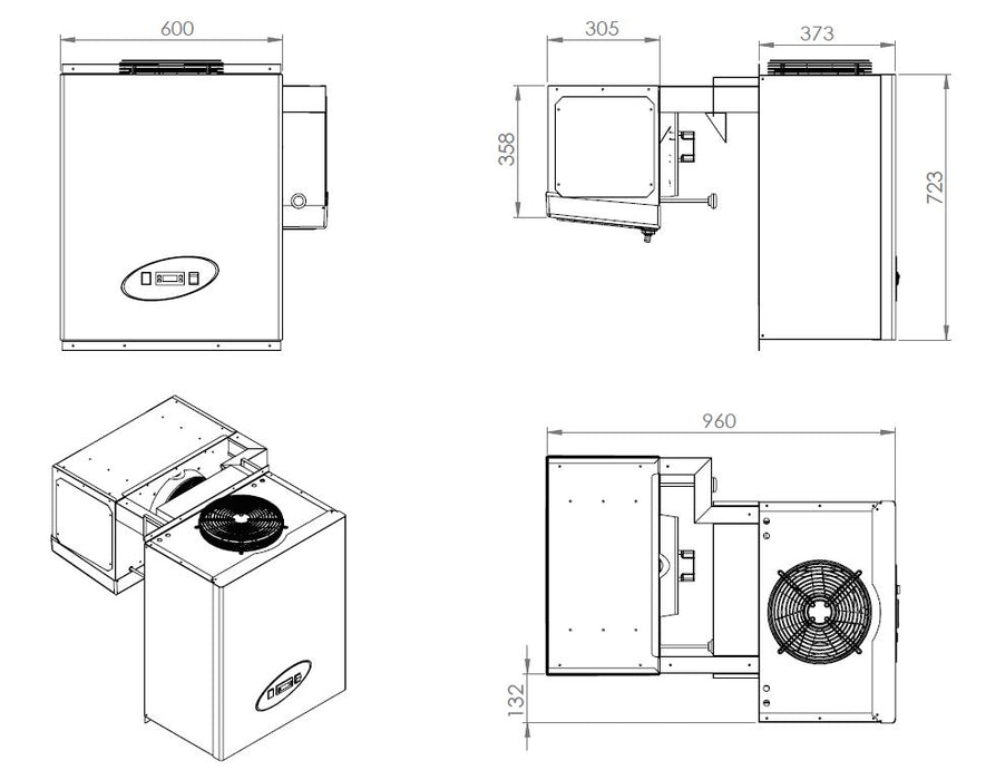 CombiSteel Kühlaggregate Huckepack 9,1-13 M3