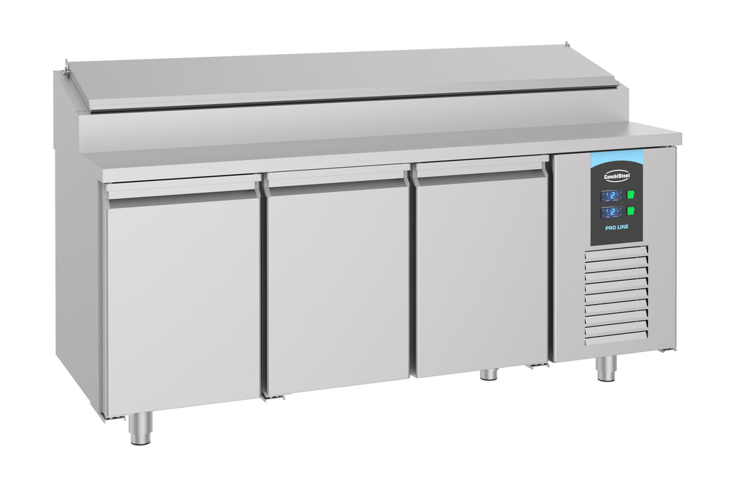 CombiSteel Saladette 3 Türen 10X 1/3Gn Behälter