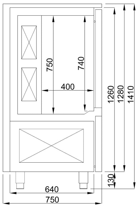 CombiSteel Schnellkühler 10X 1/1Gn | 7489.5215
