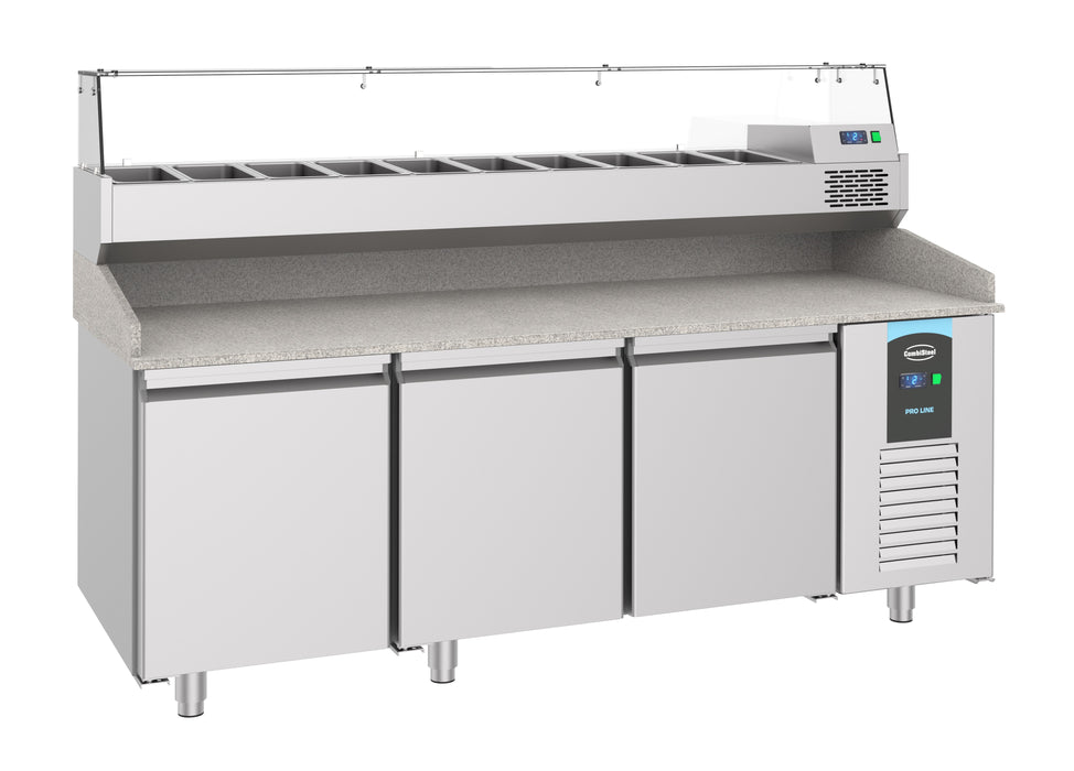 CombiSteel Pizzatisch Mit 3 Türen