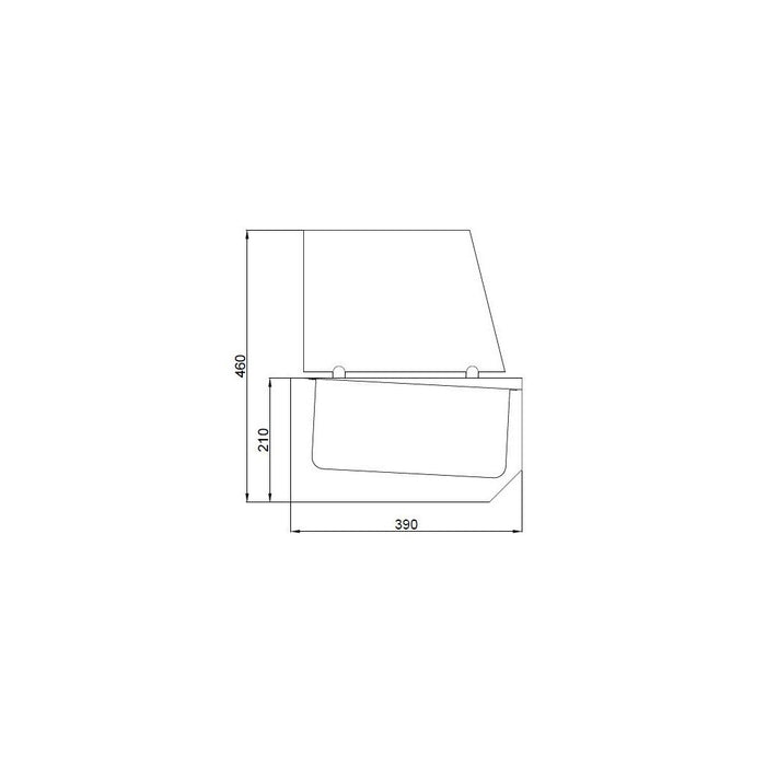 CombiSteel Aufsatzvitrine 6X 1/3 GN
