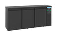 CombiSteel Barkühler Schwarz 3 Türen | 7489.5275