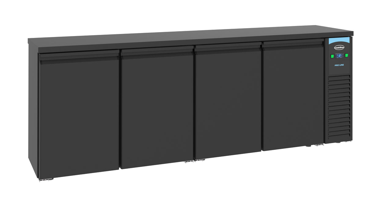 CombiSteel Barkühler Schwarz 4 Türen | 7489.5280