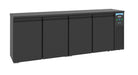 CombiSteel Barkühler Schwarz 4 Türen | 7489.5280