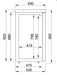 CombiSteel Barkühler Schwarz 3 Glastüren | 7489.5290