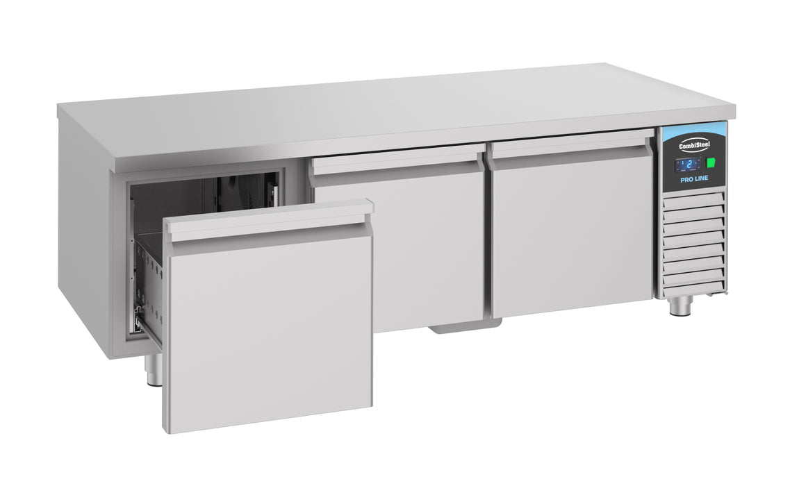 CombiSteel Kühltisch 600 Hoch 3 Schubladen