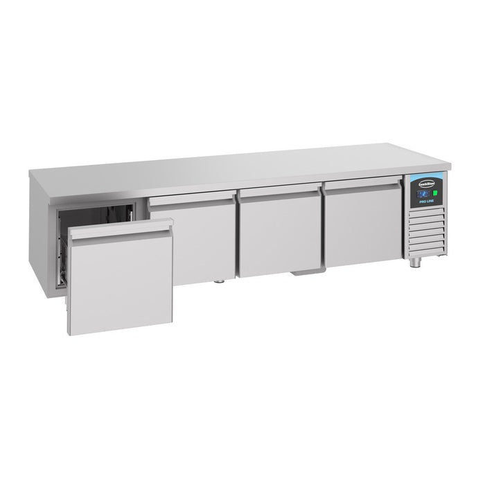 CombiSteel Kühltisch 600 Hoch 4 Schubladen