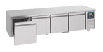 CombiSteel Kühltisch 600 Hoch 4 Schubladen