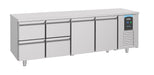 CombiSteel 700 Kühltisch 2 Türen 4 Schubladen Energy Line