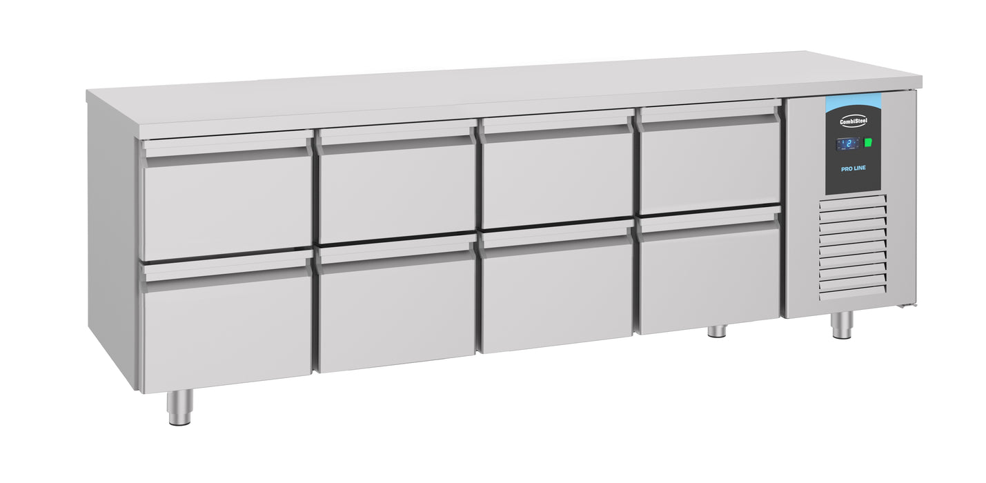 CombiSteel 700 Kühltisch 8 Schubladen Energy Line | 7489.5550