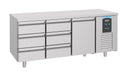 CombiSteel 700 Kühltisch 1 Tür 6 Schubladen Energy Line