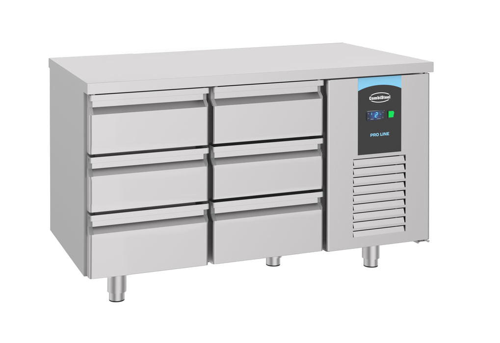 CombiSteel 700 Kühltisch 6 Schubladen Energy Line | 7489.5575