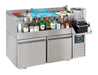 CombiSteel Kühltisch 2 Türen Mit Cocktail-Bar-Station