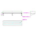 CombiSteel 400 Edelstahl Wandborde 2000 Inkl. Konsoles | 7490.0230