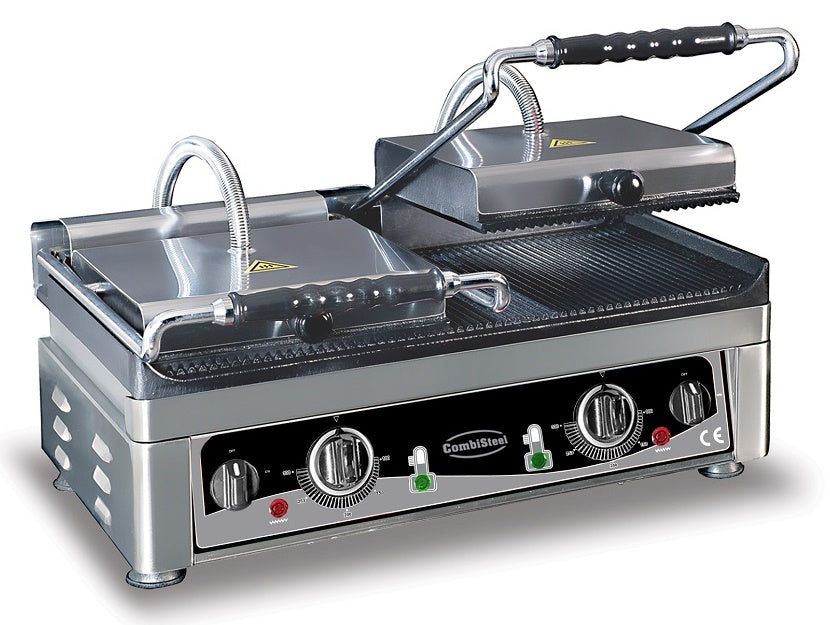 CombiSteel Kontaktgrill Doppelt Gerillt