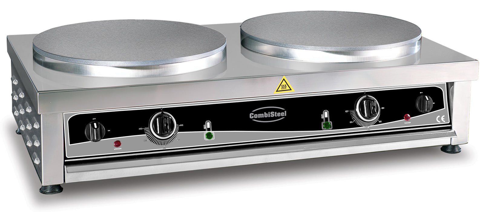 CombiSteel Crêpes Gerät 2 Platten