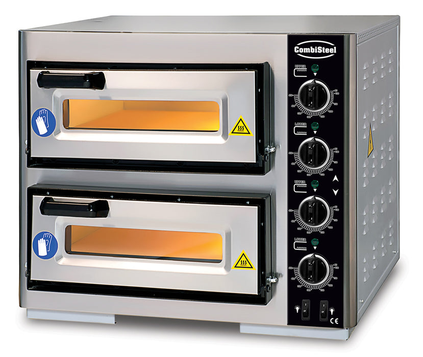 CombiSteel Elek. Pizzaöfen Doppelt 2 X 1