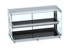 CombiSteel Einbauwärmevitrine Keramik Eckig - Schwarz 4/1