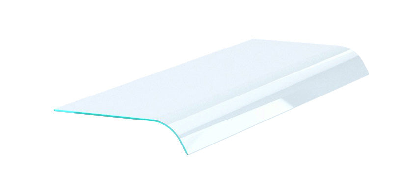 CombiSteel Aufsatzbord Mit Einseitig Abgerundet Glas 4/1