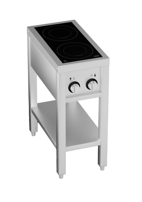 CombiSteel Induktionsherd 2 Zones Mit Offenem Unterbau