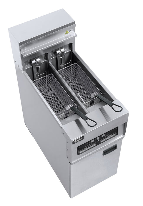 CombiSteel Elektro Friteuse 2X 12,5L