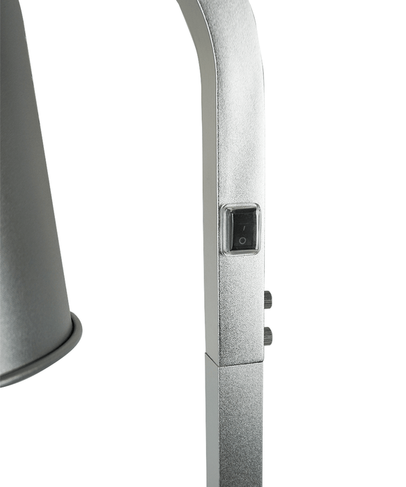 CombiSteel Wärmelampe Schwarz Silber