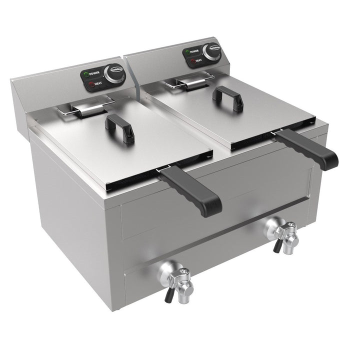CombiSteel Elektro Tischfriteuse 2 × 8L 2 × 3Kw