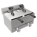 CombiSteel Elektro Tischfriteuse 2 × 8L 2 × 3Kw